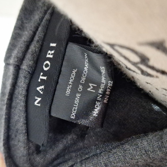 Natori Avalon Robe/modal/42”/anthracite Sz M NWT - Picture 3 of 7